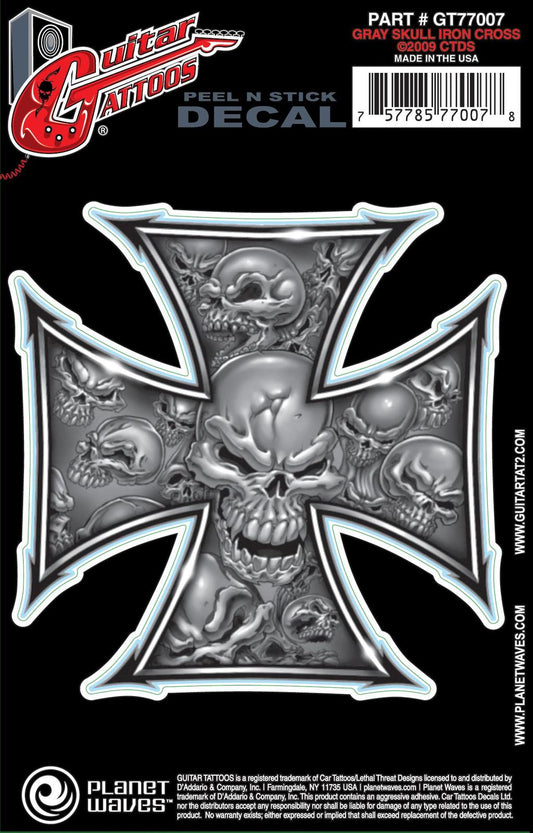 Planet Waves Guitar Tattoo, Iron Cross