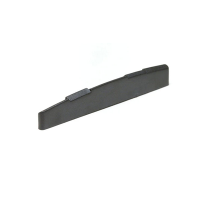 Graph Tech Acoustic Guitar Saddle - Black, 71.3 x 3.37 x 11.13mm, Compensated B, String Saver, Part # 533735 — view 3
