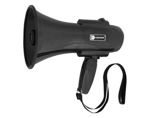 Carson15w Megaphone with Record Fold Away Pistol Grip