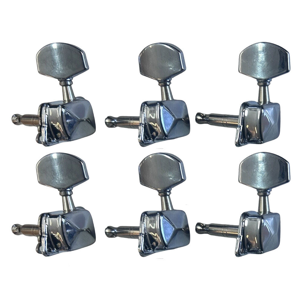 GT Left-Handed Chrome Finish 6-Inline Guitar Tuning Machines — view 2