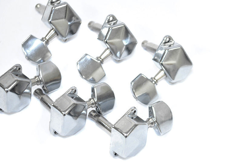 GT Electric Guitar 6-Inline Covered Tuning Machines Chrome Finish