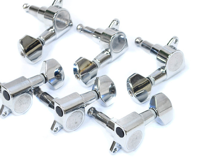 GT Electric Guitar Sealed Tuning Machines Chrome Finish 6-Inline