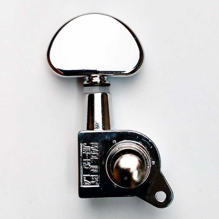 GT Acoustic/Electric Guitar 3+3 Sealed Tuning Machines Chrome Finish Kidney Bean Button — view 4