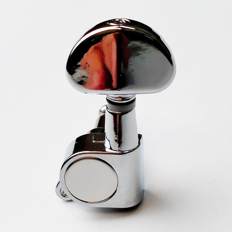 GT Acoustic/Electric Guitar 3+3 Sealed Tuning Machines Chrome Finish Kidney Bean Button — view 2