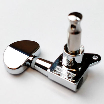 GT Acoustic/Electric Guitar 3+3 Sealed Tuning Machines Chrome Finish Kidney Bean Button — view 3