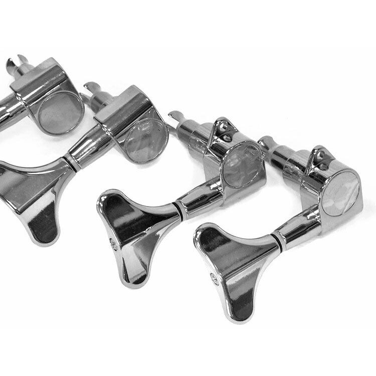 GT Electric Bass Guitar Sealed Tuning Machines Chrome Finish (2+2) — view 3
