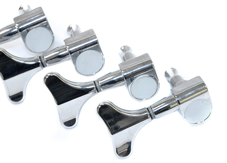 GT Left-Handed Electric Bass Guitar Sealed Tuning Machines in Chrome Finish (4-Inline)