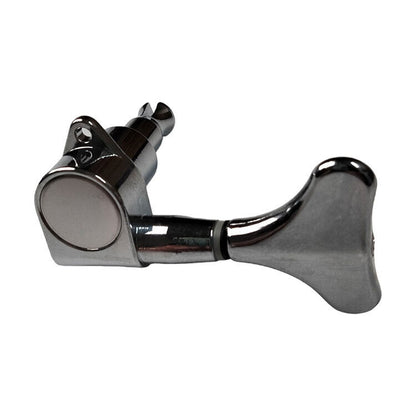 GT Left-Handed Electric Bass Guitar Tuning Machines Chrome Finish (4-Inline) — view 6