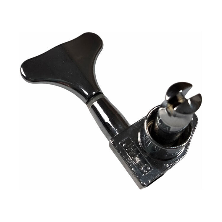 GT Left-Handed Electric Bass Guitar Tuning Machines Chrome Finish (4-Inline) — view 3