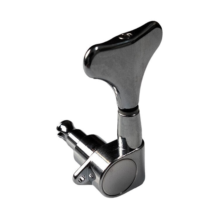 GT Left-Handed Electric Bass Guitar Tuning Machines Chrome Finish (4-Inline) — view 5