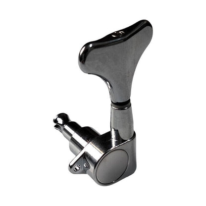 GT Left-Handed Electric Bass Guitar Tuning Machines Chrome Finish (4-Inline) — view 5