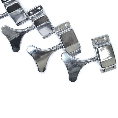 GT Electric Bass Guitar Chrome Finish Covered Tuning Machines (2+2) — view 4