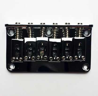 GT Contemporary ST-Style Hardtail Electric Guitar Bridge - Chrome Finish — view 2