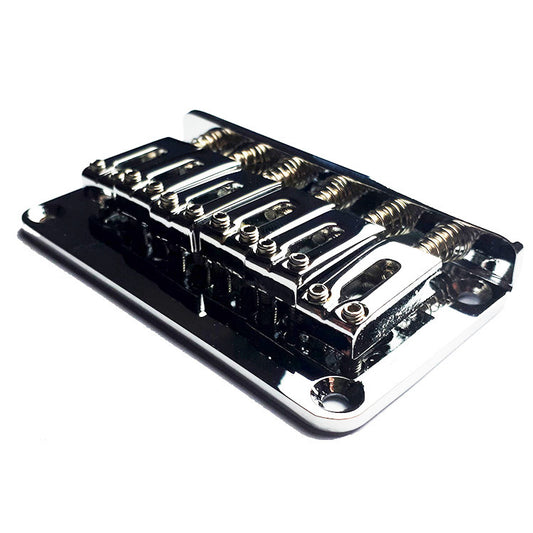 GT Contemporary ST-Style Hardtail Electric Guitar Bridge - Chrome Finish