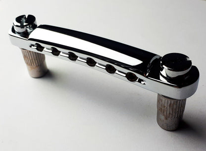 GT Vintage LP-Style Electric Guitar Stop Tailpiece Chrome Finish — view 3