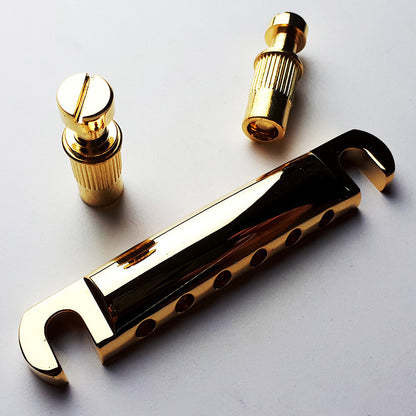 GT Vintage LP-Style Electric Guitar Stop Tailpiece Gold Finish