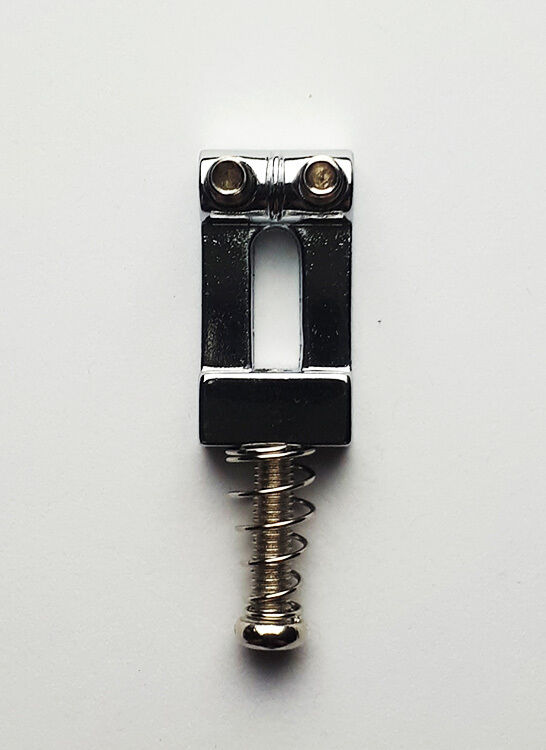 GT ST Style Electric Guitar Bridge Saddles Chrome Finish Pack of 6 — view 2