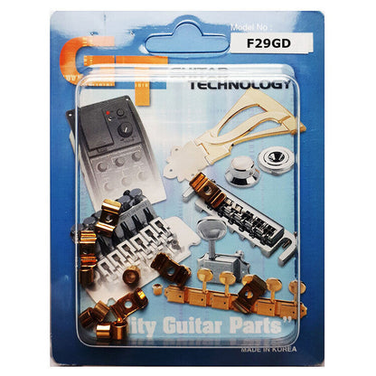GT Electric Guitar String Retainer Gold Finish Pack of 6 — view 2