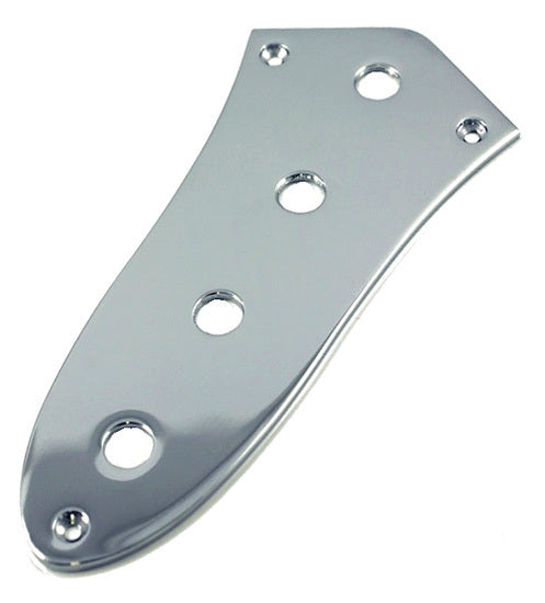 GT J-Style Bass Control Plate Chrome Finish Pk-1