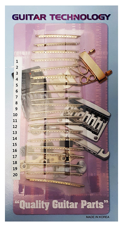 GT Nickel/Silver 20-Fret Acoustic Guitar Fretwire Set 2.00mm
