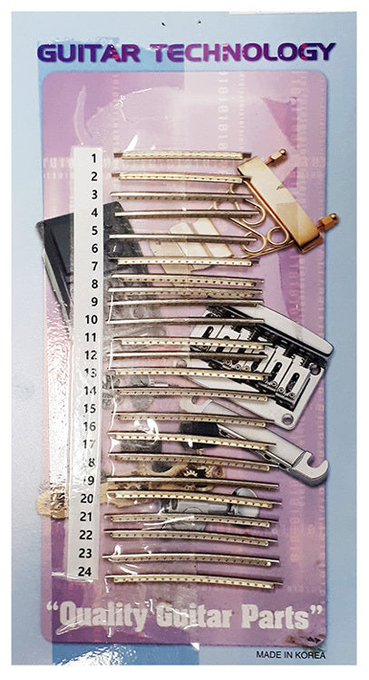 GT 24-Fret Nickel/Silver Electric Guitar Fretwire Set 2.30mm