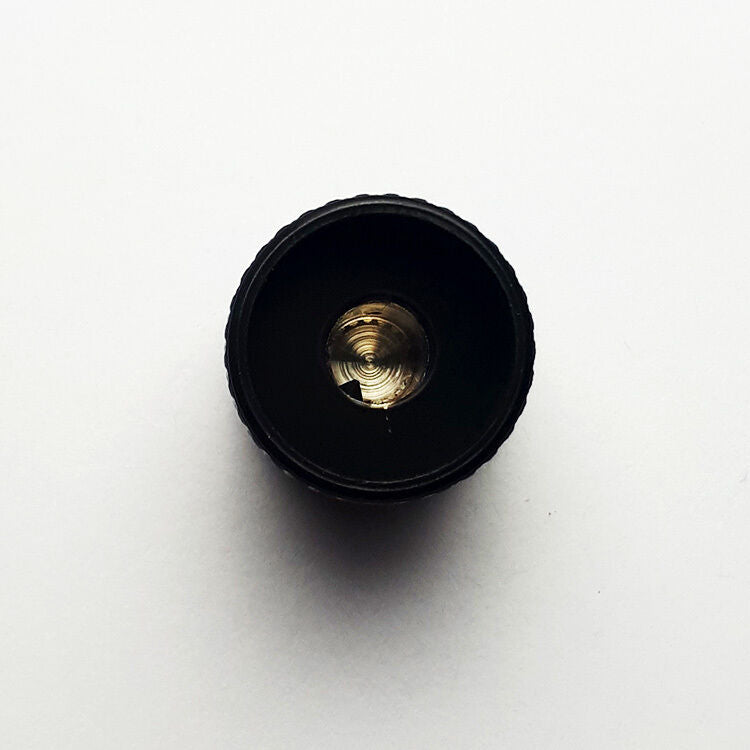 GT Metal Knurled Dome Knobs with Marker, Black Finish, Pack of 2 — view 3