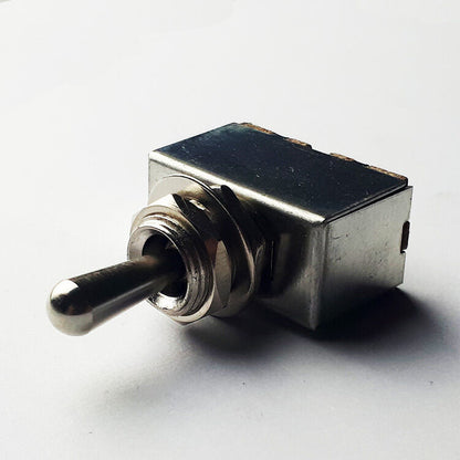 GT 3-Way Toggle Switch with Chrome Tip for LP-Style Guitars (Pk-1) — view 2