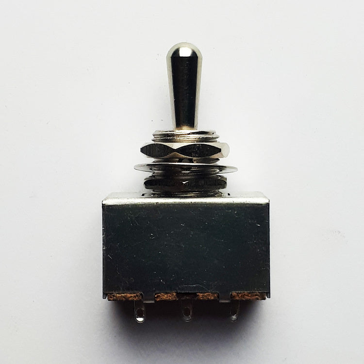 GT 3-Way Toggle Switch with Chrome Tip for LP-Style Guitars (Pk-1)