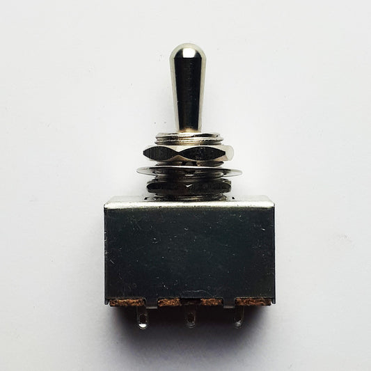 GT 3-Way Toggle Switch with Chrome Tip for LP-Style Guitars (Pk-1)