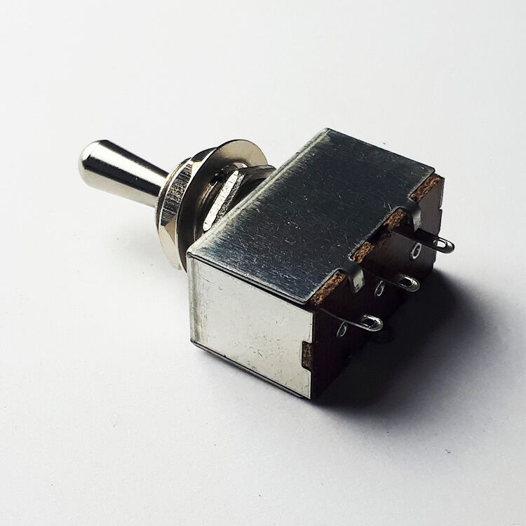 GT 3-Way Toggle Switch with Chrome Tip for LP-Style Guitars (Pk-1) — view 3