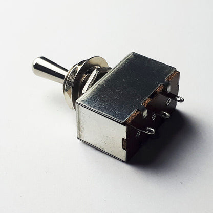 GT 3-Way Toggle Switch with Chrome Tip for LP-Style Guitars (Pk-1) — view 3