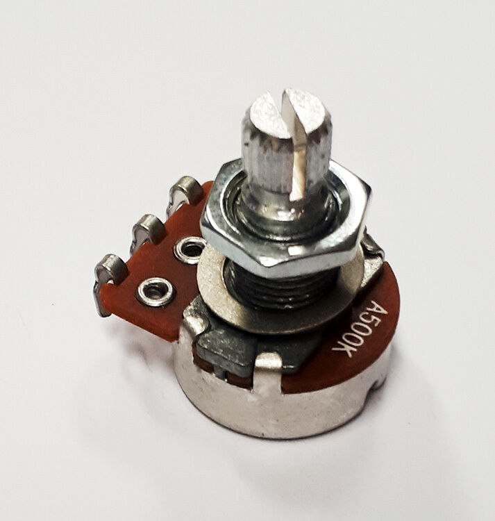 GT A500K Mini Tone Potentiometer 15mm Split Shaft Pack of 6 — view 2