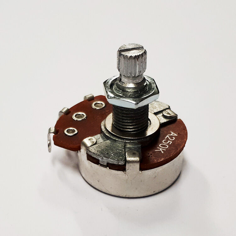 GT A250K Tone Potentiometer 20mm Split Shaft Pack of 6 — view 2