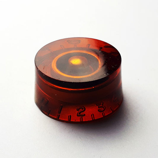 GT Acrylic Speed Knobs Amber 0-10 (Pack of 2)