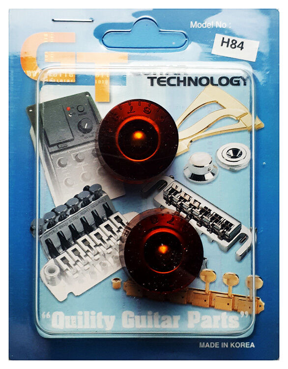 GT Acrylic Speed Knobs Amber 0-10 (Pack of 2) — view 4