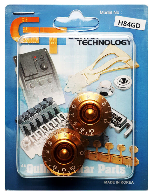 GT Acrylic Speed Knobs Gold, Numbered 0-10 (Pack of 2) — view 4