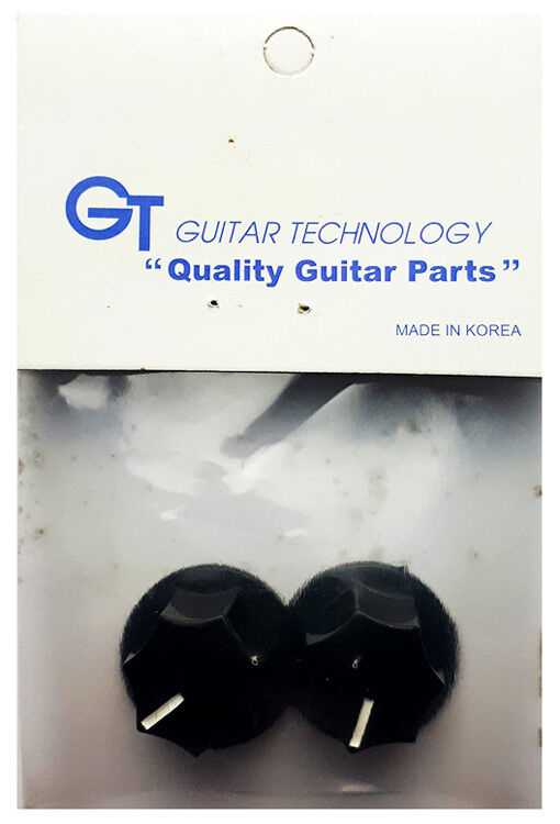 GT JB-Style Bass Control Knobs Black - Pack of 2 — view 4