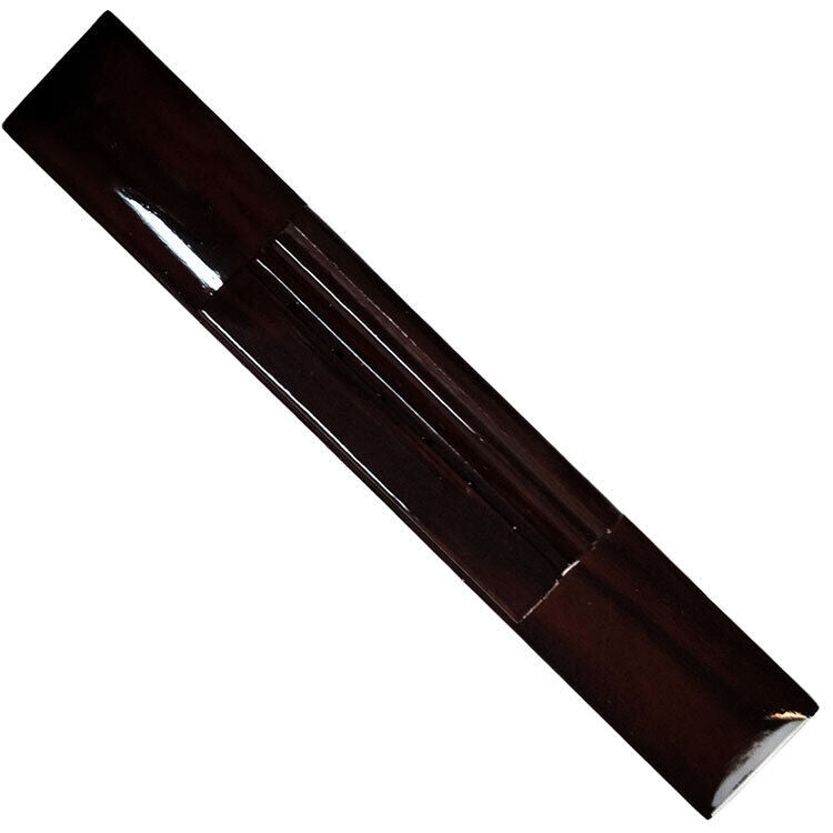 GT Rosewood Bridge for Classical Nylon String Guitar, Drilled for Strings, Gloss Lacquer Finish, Made in Korea — view 3