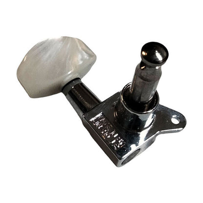 GT Acoustic Guitar Chrome Sealed Tuning Machines with White Pearl Buttons (3+3) — view 4