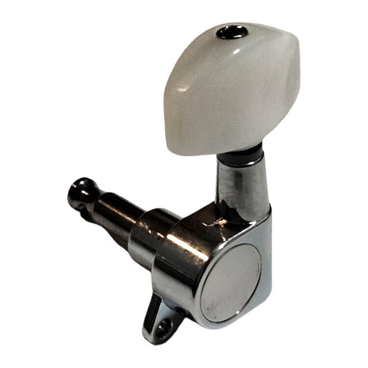 GT Acoustic Guitar Chrome Sealed Tuning Machines with White Pearl Buttons (3+3) — view 5