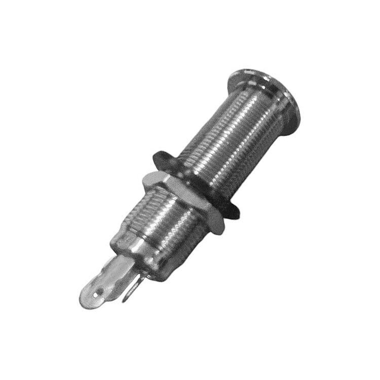 GT Threaded Barrel Jack Socket Chrome for Solid Body Guitars (Pk-1) — view 3