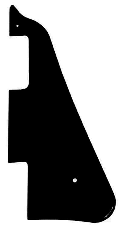 GT LP-Style Black ABS Electric Pickguard (Pk-1)