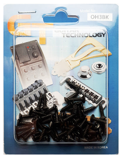 GT Wood Screws Phillips Head Flat Head Black Finish 3mm x 12mm (Pack of 50)