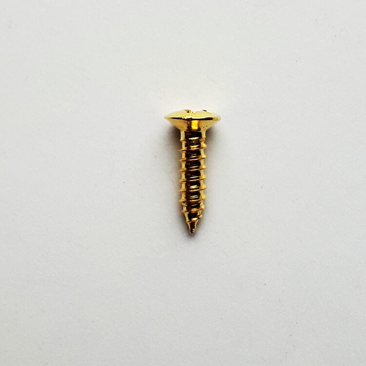 GT Wood Screws Phillips Head Flat Head Gold Finish 3mm x 12mm Pk-50 — view 3