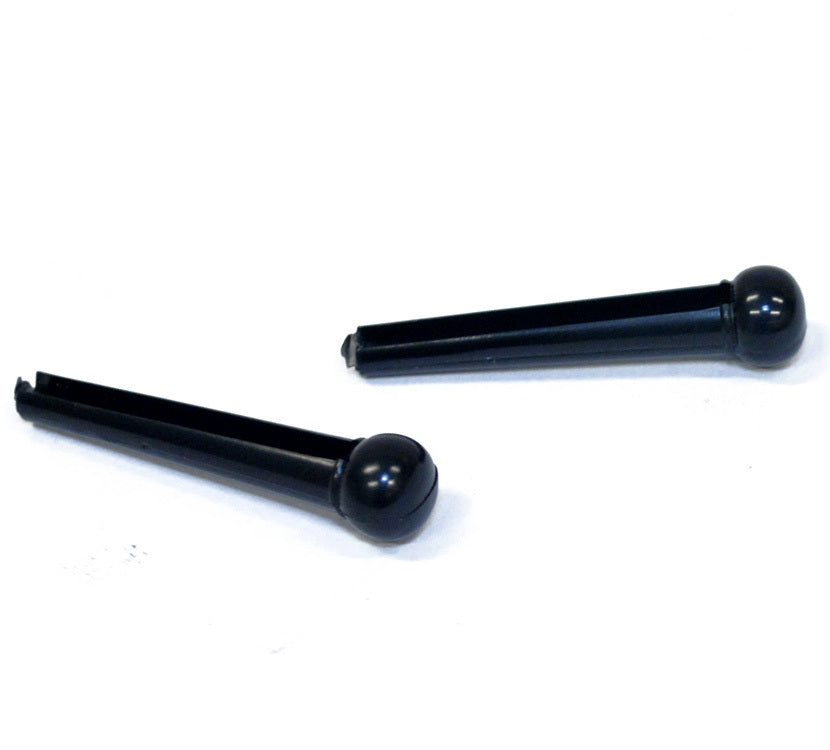 GT Acoustic Guitar Bridge Pins Black ABS Finish Pack of 24