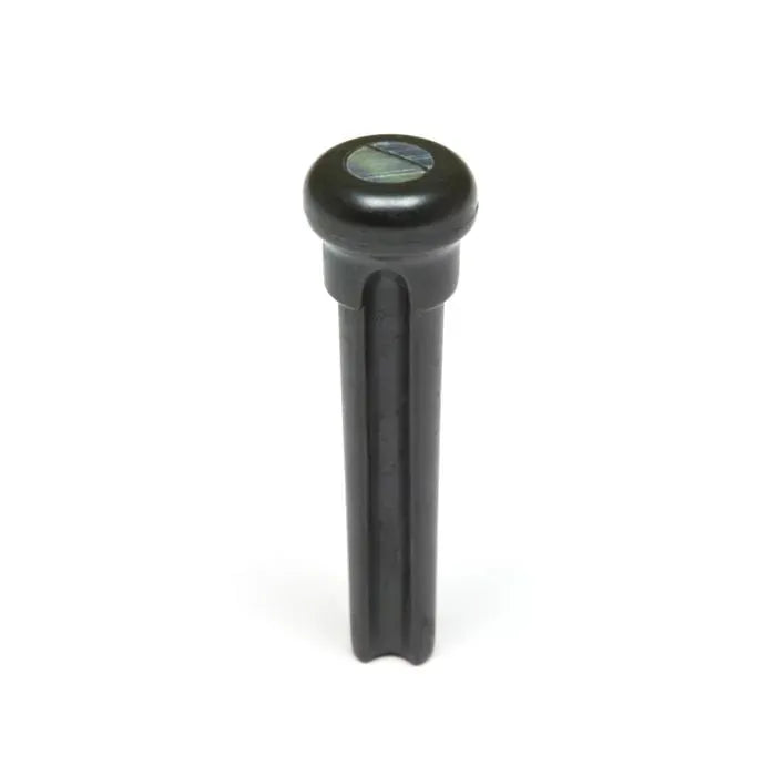 Graph Tech TUSQ Bridge Pin Set with Pearl Dot - Black, 6 Pack