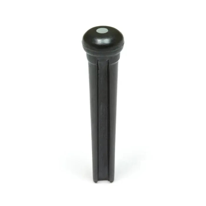Graph Tech TUSQ Bridge Pin Set 6 Black with Mother of Pearl Dot
