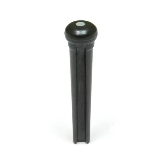 Graph Tech TUSQ Bridge Pin Set 6 Black with Mother of Pearl Dot