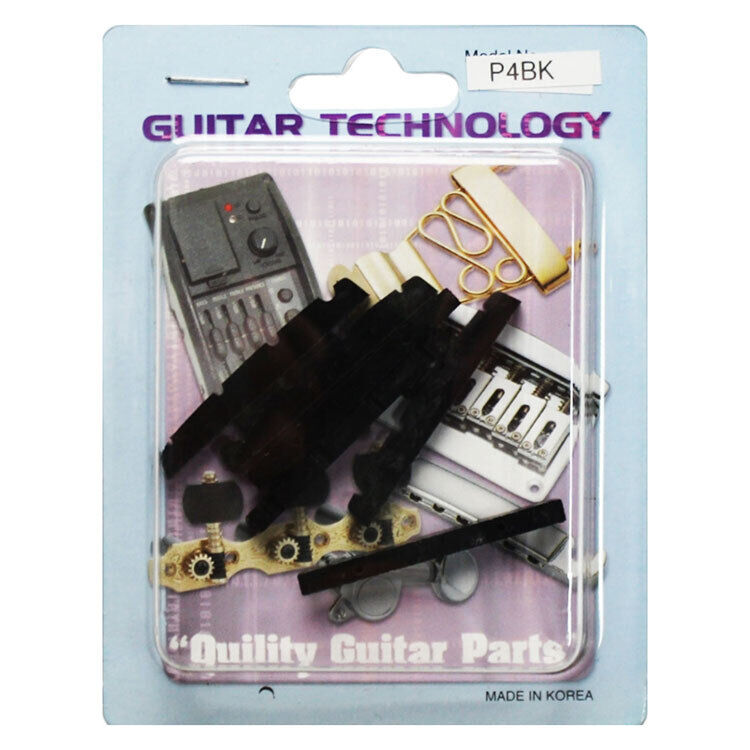 GT Bass Guitar Fingerboard Nut Black 42mm Pack of 6 — view 2