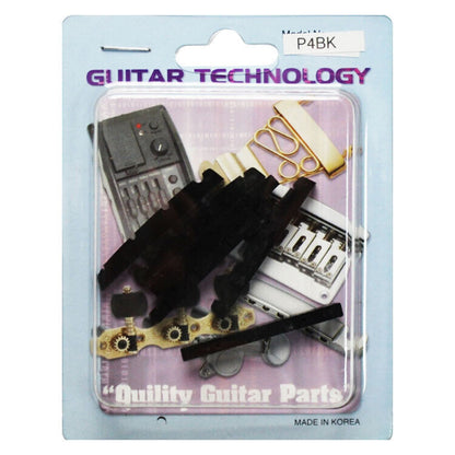 GT Bass Guitar Fingerboard Nut Black 42mm Pack of 6 — view 2